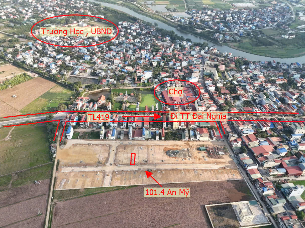 Hình ảnh Đấu Giá Xã An Mỹ Thuộc Khu Đấu Giá Đồng Chùa Ngay Trung Tâm Thương Mại Xã An Mỹ 