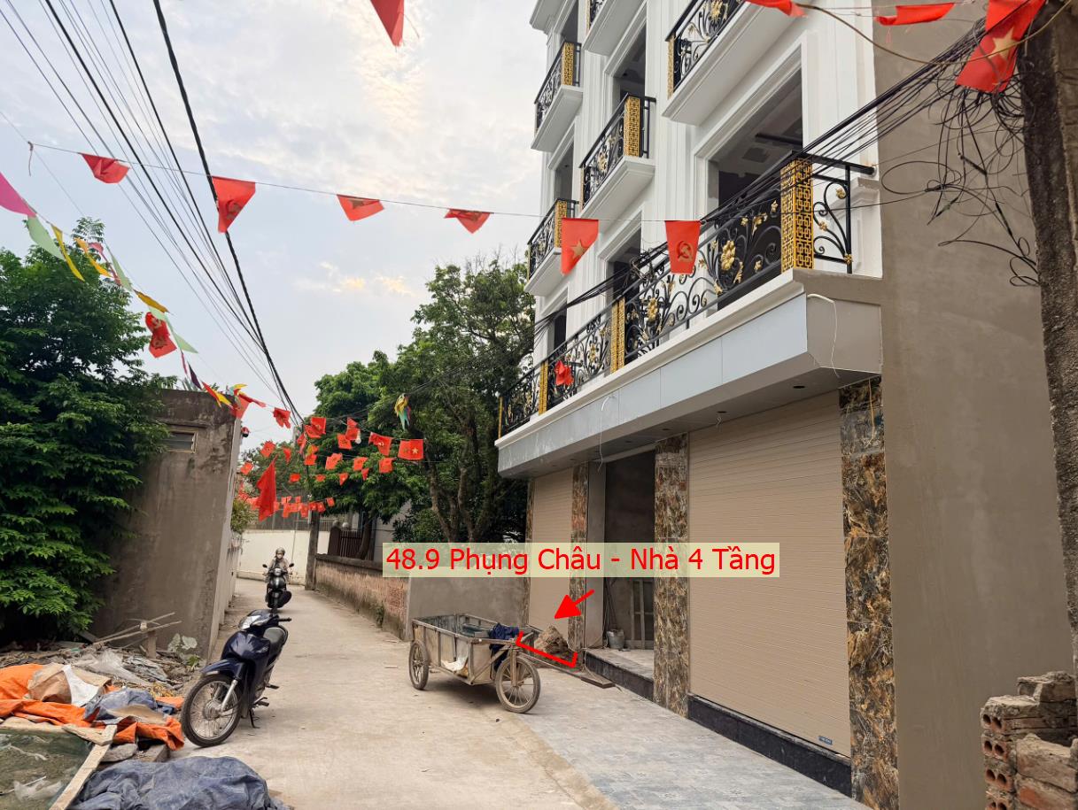 Hình ảnh Bán Nhà Thương Mại Phụng Châu Ô Tô Đỗ Tận Cửa Sát Trục Chính Kinh Doanh Liên Xã 